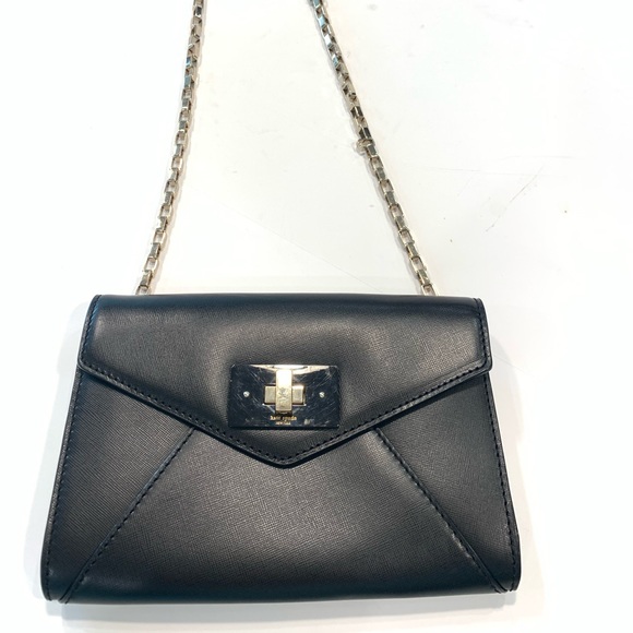 kate spade Bags Kate Spade Black Chain Strap Across Body Bag Poshmark